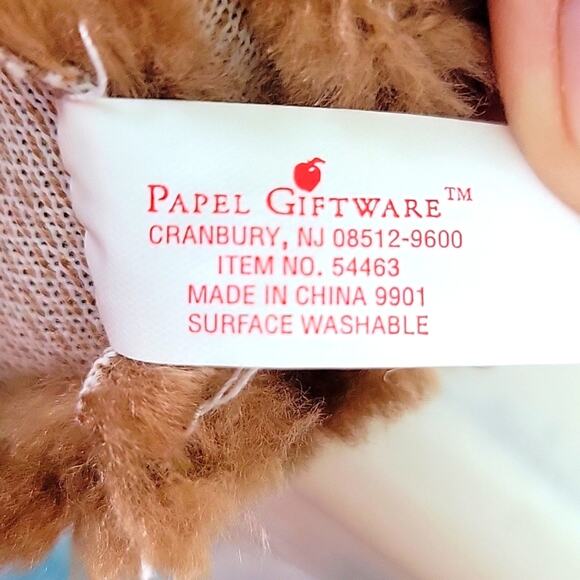 Papel Giftware Hand Puppet Hamster? Chipmunk? You Decide  9" T x 7.5" W - Picture 6 of 6